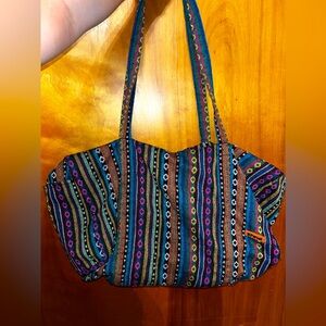 Vintage III Parcel Tapestry Weave Multicolor Duffle Bag